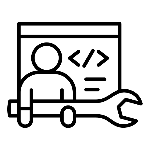 Developer_coding_black