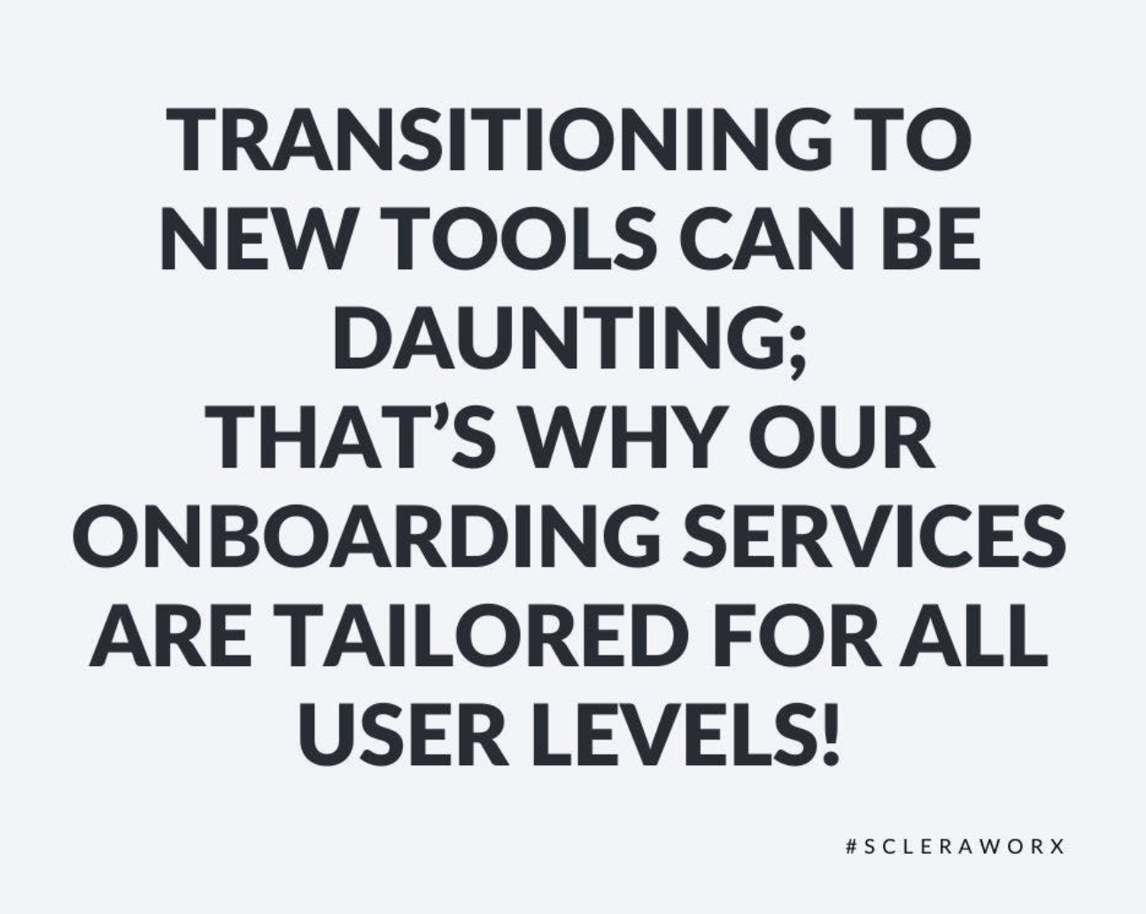 Infographic about Scleraworx’s onboarding services